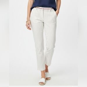 Vintage Talbots Pants Stripes Nautical Coastal Preppy Cassual 12